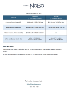 Hotel NoBo in Cascade, Idaho