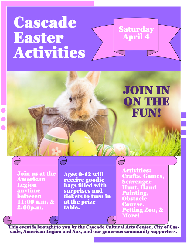 2026 Easter Activities in Cascade, Idaho