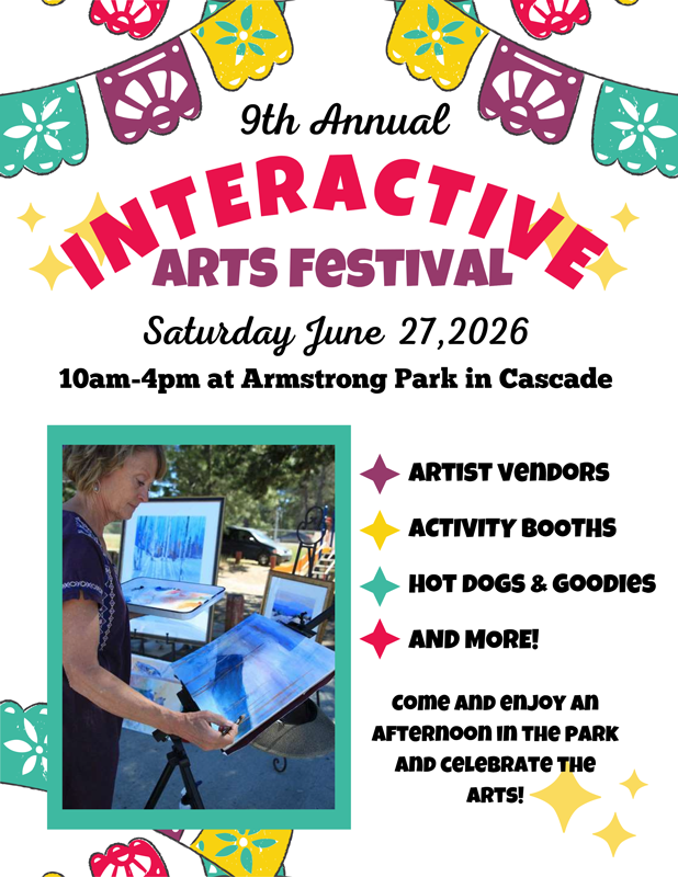Interactive arts festival in Cascade, Idaho