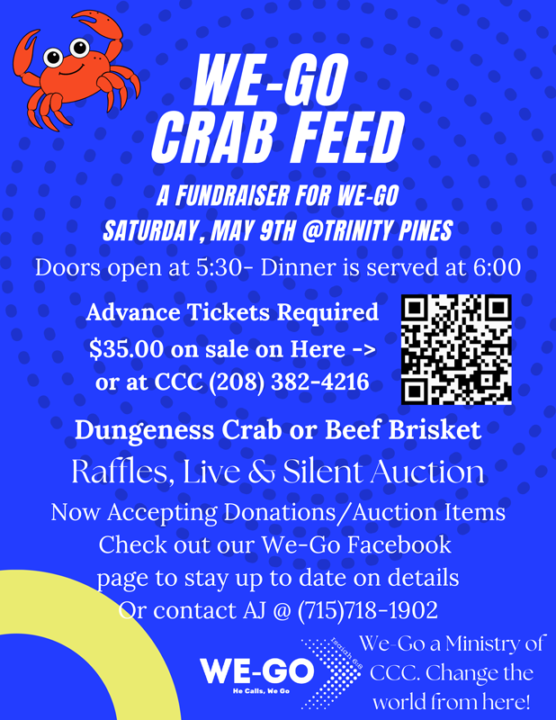 We-Go Crab Feed in Cascade, Idaho