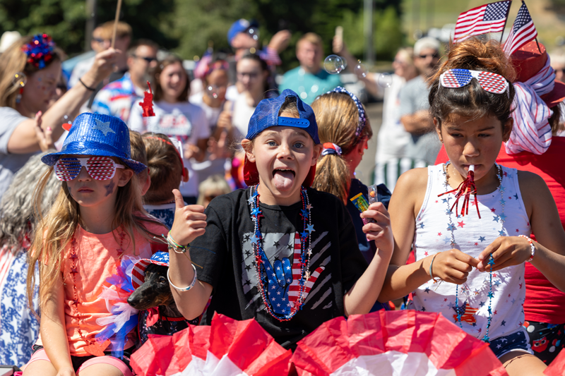 Thunder Mountain Days parade in Cascade, Idaho