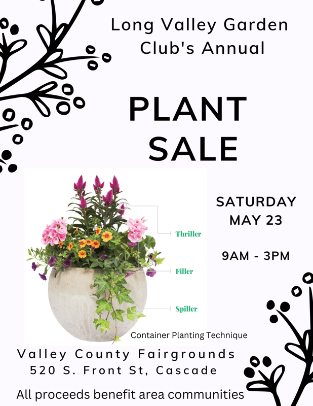 Annual Plant Sale in Cascade, Idaho