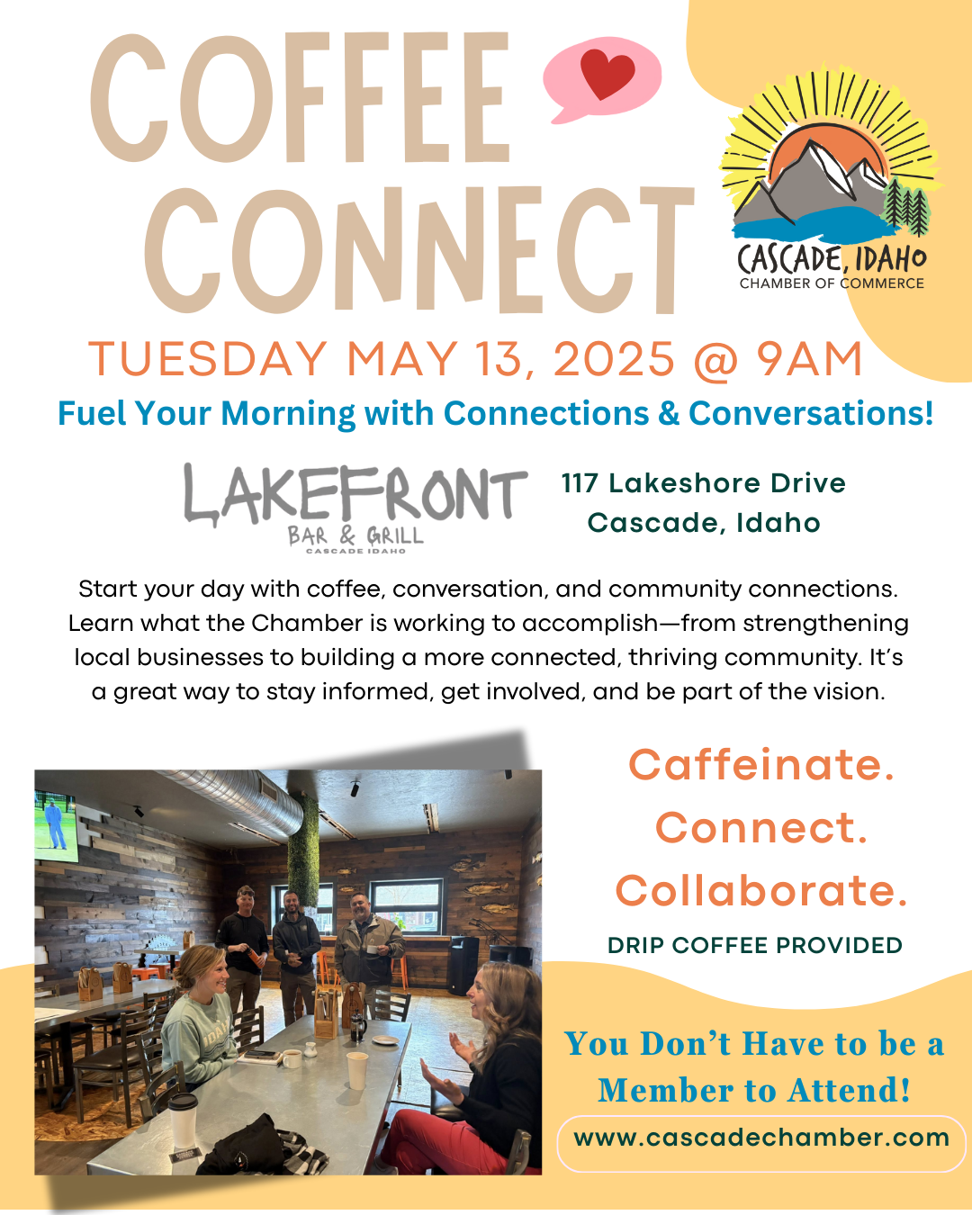 Coffee connect in cascade, idaho