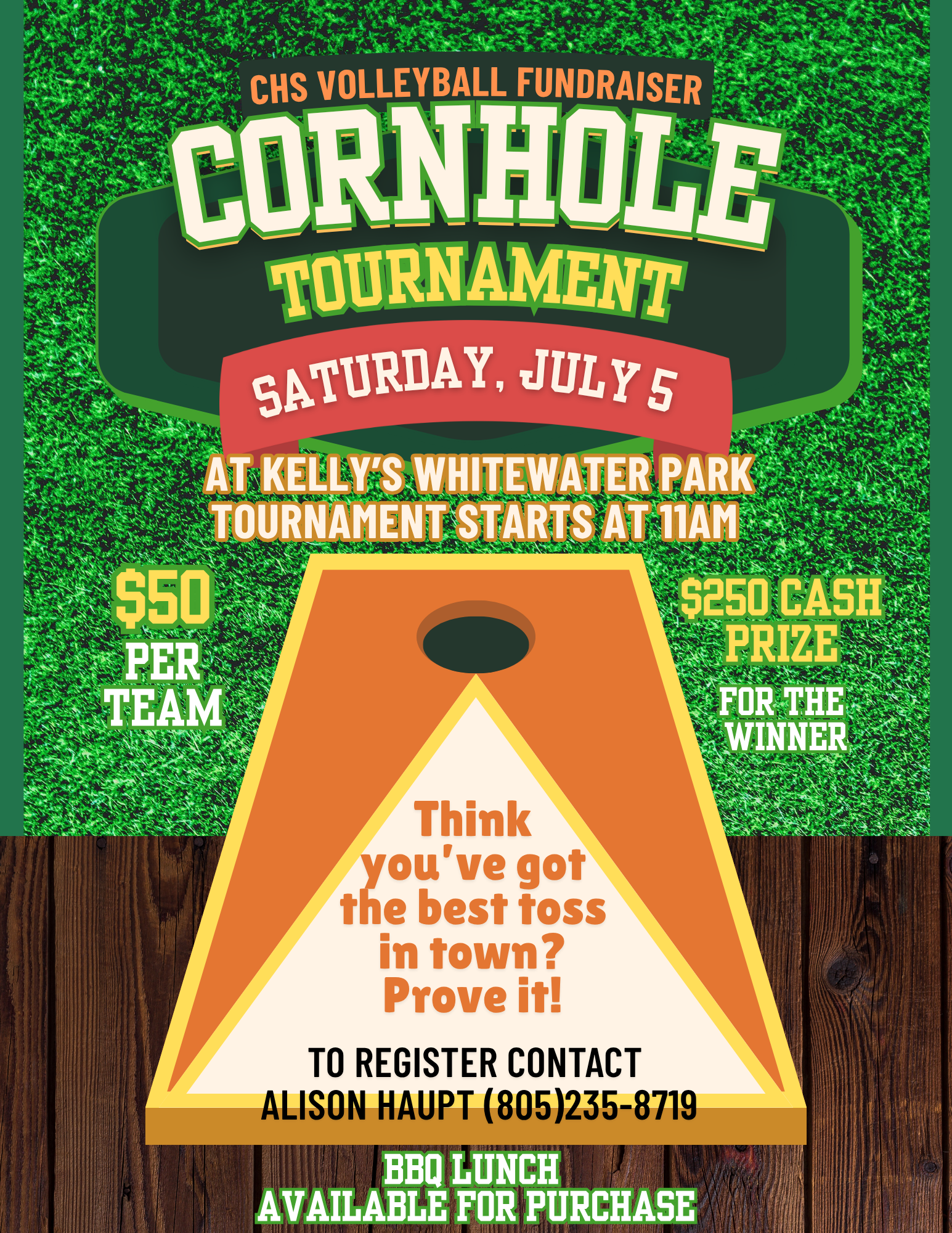 Cornhole Tournament in Cascade, Idaho