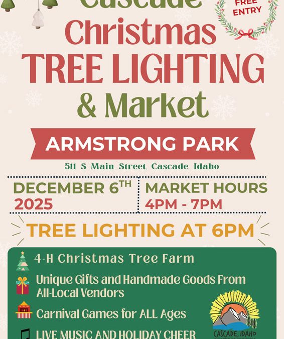 Cascade Christmas Tree Lighting & Market