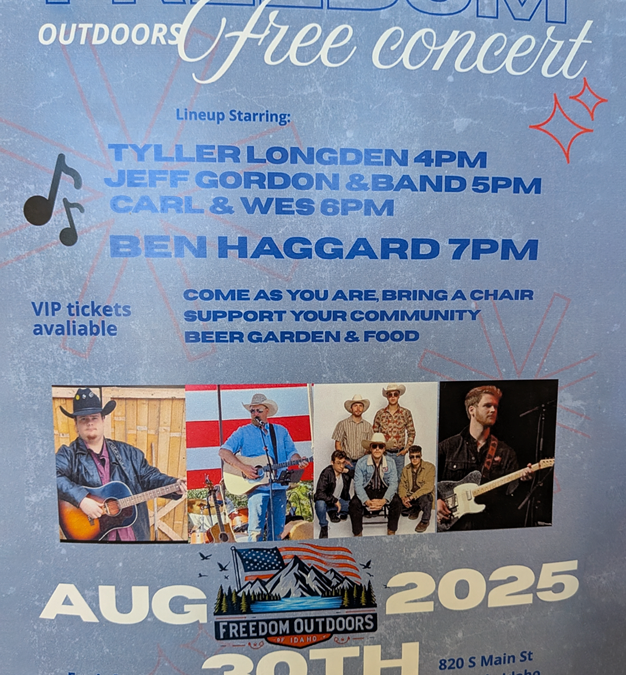 Freedom Outdoors 1st Anniversary Celebration & Free Concert