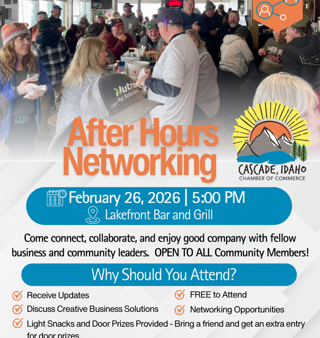 Cascade Chamber | February After Hours Networking | Lakefront Bar & Grill