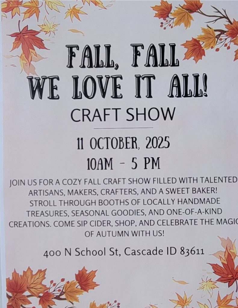 Fall Craft Show in Cascade, Idaho