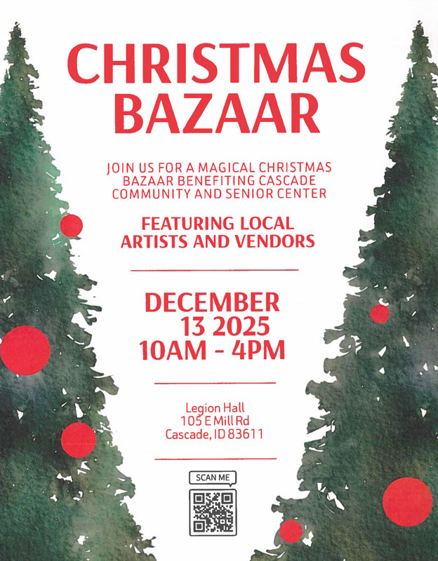 Christmas Bazaar in Cascade, Idaho