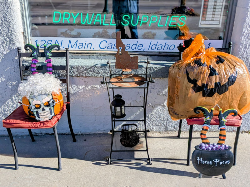 2025 Scarecrow contest in Cascade, Idaho