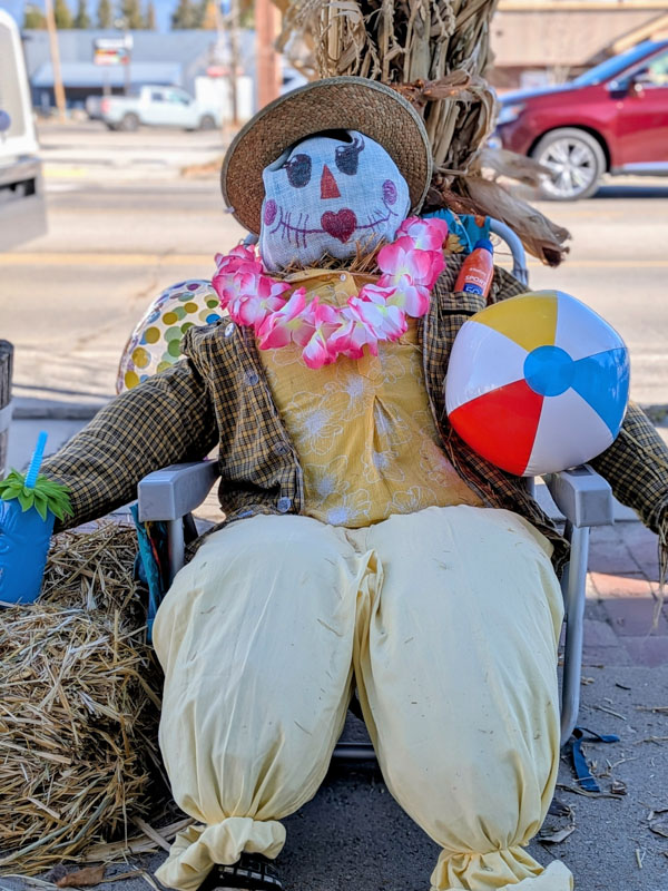 2025 Scarecrow contest in Cascade, Idaho