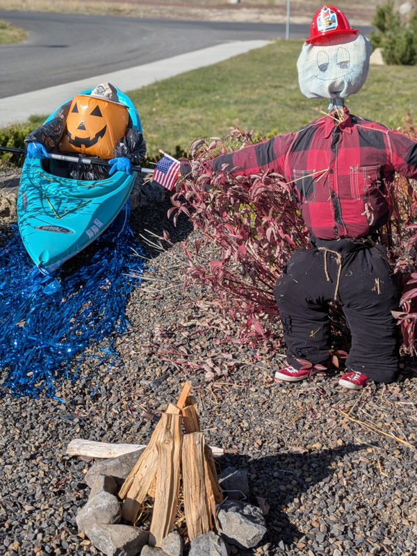 Scarecrow Contest in Cascade, Idaho
