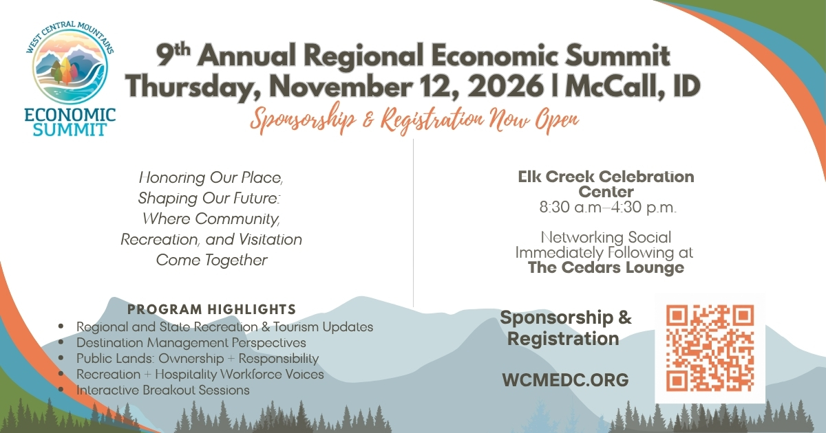 West Central Mountains Regional Economic Summit in Cascade, Idaho