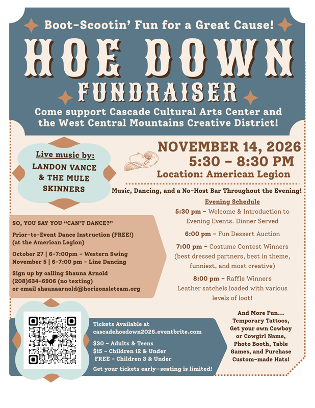Hoedown Fundraiser in Cascade, Idaho