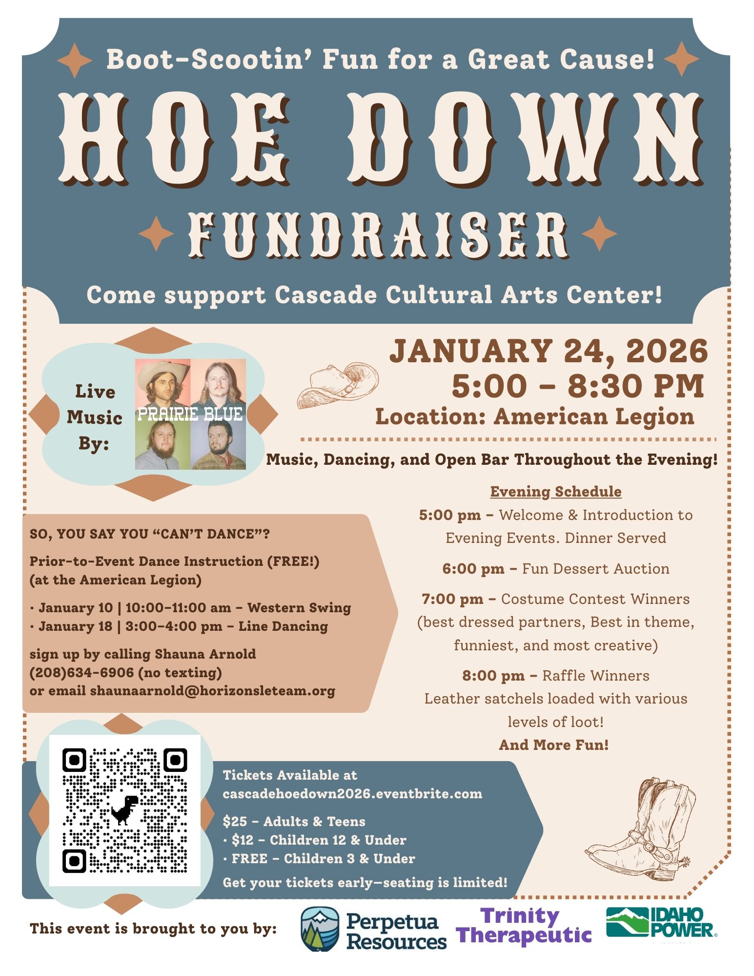 Hoe Down Fundraiser in Cascade, Idaho