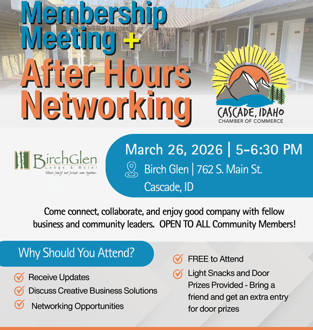 Cascade Chamber | March After Hours Networking | Birch Glen