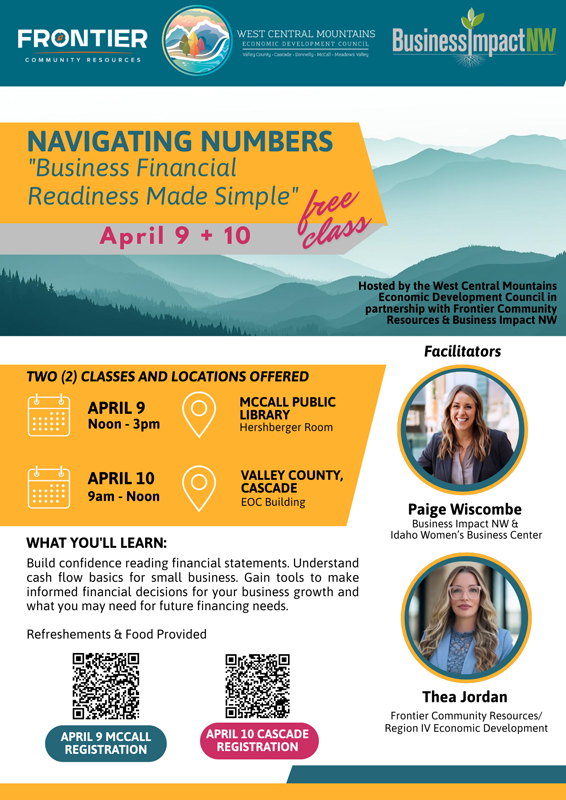 Navigating Numbers Class in Cascade, Idaho