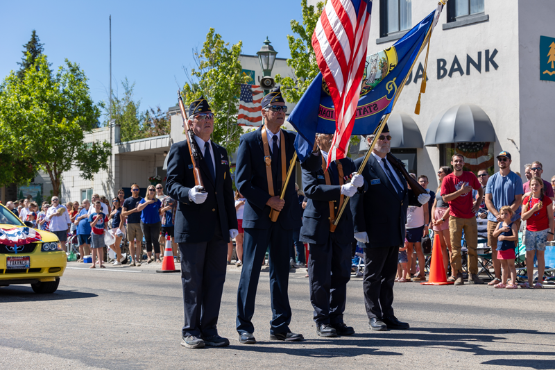 America250 4th of July parade in Cascade, Idaho