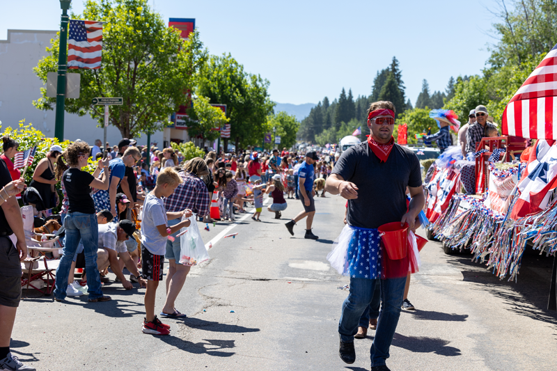 4th of July parade in Cascade, Idaho