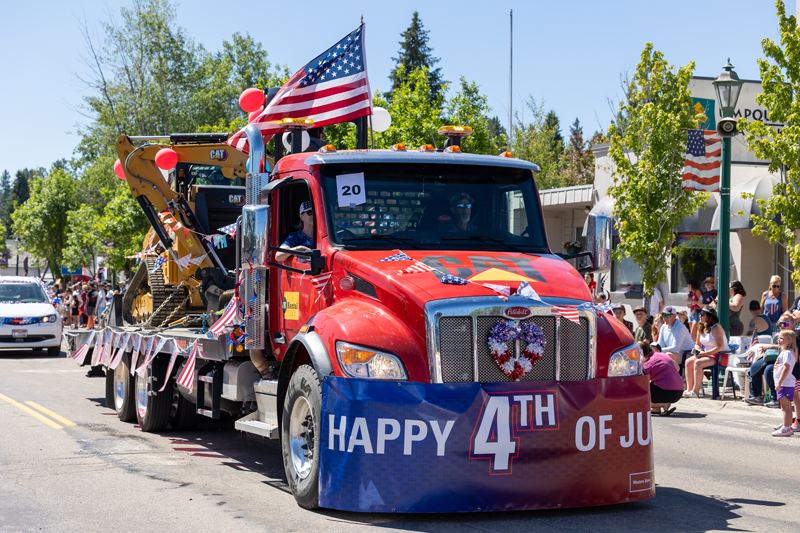 4th of July parade in Cascade, Idaho