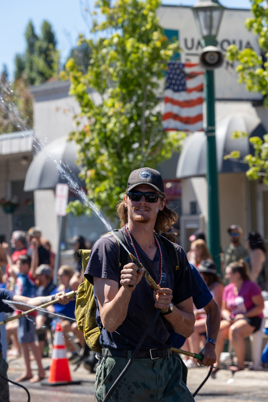 Thunder Mountain Days parade in Cascade, Idaho