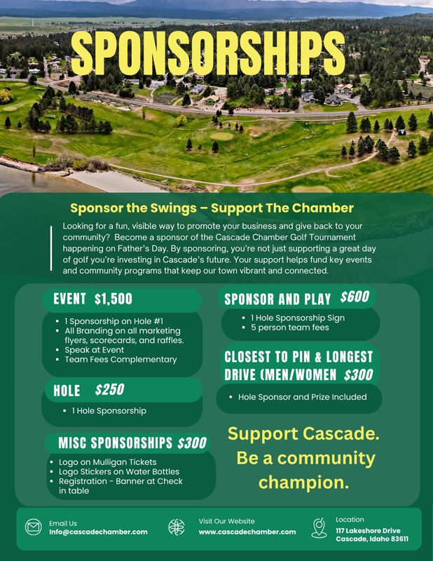 Fathers Day Golf Scramble in Cascade, Idaho