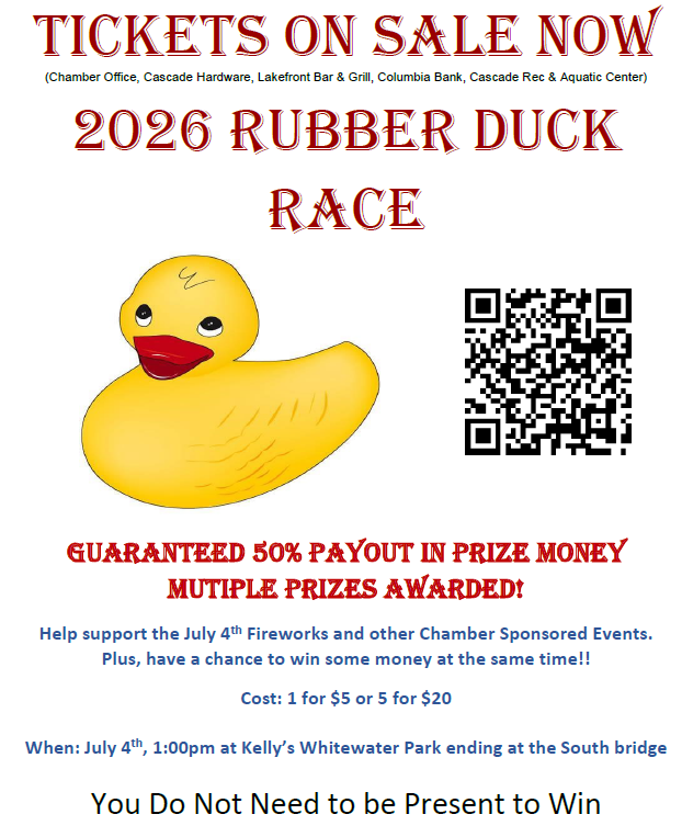 Duck Race in Cascade Idaho
