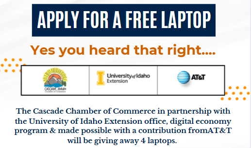 Free Laptop Application in Cascade, Idaho