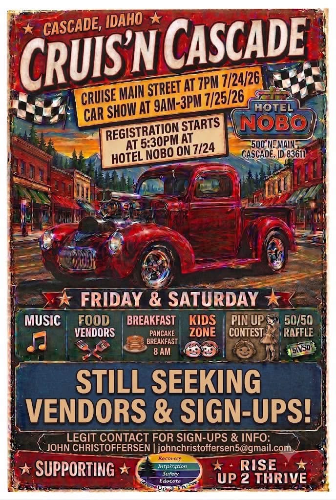 Cruis'n Cascade event in Cascade, Idaho