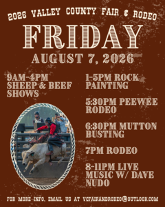 Valley County Fair and Rodeo in Cascade, Idaho