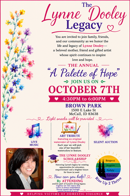 A Palette of Hope event in Cascade, Idaho