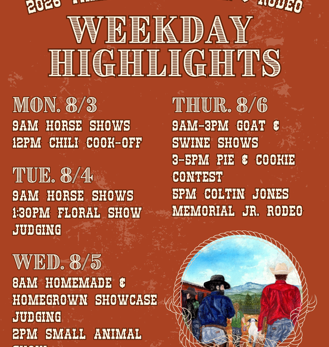 Valley County Fair & Rodeo – Weekday Highlights