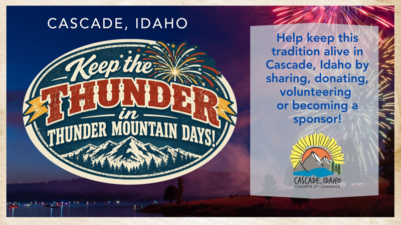 Save Thunder Mountain Days in Cascade, Idaho